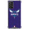NBA Charlotte Hornets Distressed-Purple Galaxy A72 5G Clear Case